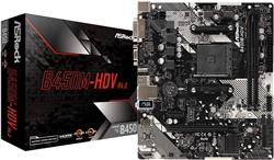 MOTHERBOARD ASROCK AM4 B450M-HDV 4.0