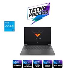 NOTEBOOK HP VICTUS 15 I5-12450H 8GB 512 SSD RTX 30