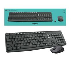 TECLADO + MOUSE LOGITECH MK235 WIRELESS BLACK