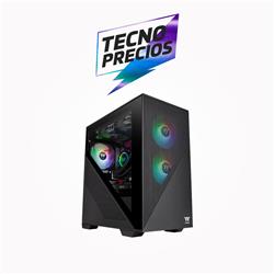 GABINETE THERMALTAKE DIVIDER 170 TG BLACK  FAN X2 ARGB