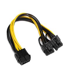 CABLE EXTENSOR DE FUENTE 8 PINES H A DOBLE DE 8 PI