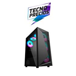 GABINETE SYX GAMER EQS9 BLACK ATX X3 FAN RGB