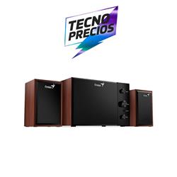 PARLANTE GENIUS SW-2.1 350 10W RMS MADERA.