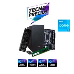 PROMO PC INTEL CORE I3 12100 DDR4 8GB SSD 480GB.