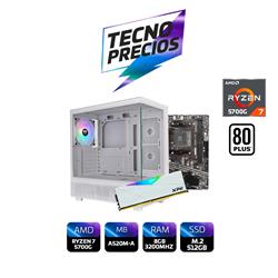 PROMO PC RYZEN 7 5700G DDR4 8GB SSD M.2 512GB.