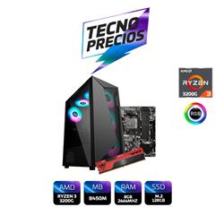 PROMO PC RYZEN 3 3200G DDR4 8GB SSD M.2 128GB.