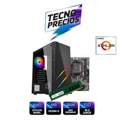 PROMO PC AMD ATHLON 3000G DDR4 8GB SSD M.2 128GB.