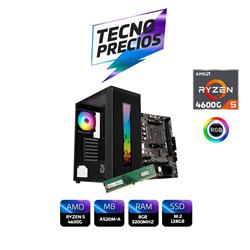 PROMO PC AMD RYZEN 5 4600G DDR4 8GB SSD M.2 128GB.