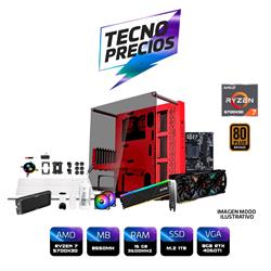 PROMO PC RYZEN 7 5700X3D DDR4 16GB SSD M.2 1TB RTX 4060 TI