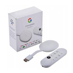 GOOGLE CHROMECAST GEN 4 C/CONTROL BLANCO.