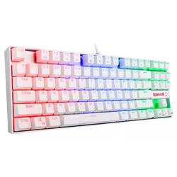 TECLADO REDRAGON KUMARA K552 WHITE RGB SW RED