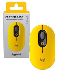 MOUSE LOGITECH POP BLACK/YELLOW